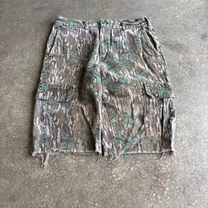 90s realtree camo grunge cargo shorts